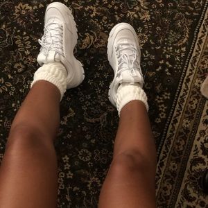 White FILA sneakers